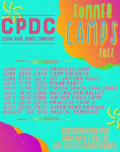 CPDC Summer Camps now registering!