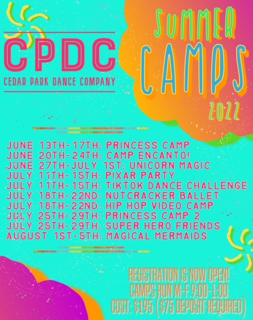 CPDC Summer Camps now registering!